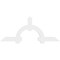Ekena Millwork Ericson Architectural Grade PVC Gable Bracket, 84"W x 35"H x 2"D x 6"F, 10/12 Pitch GBP084X35X0206ERI00 - alternate 3